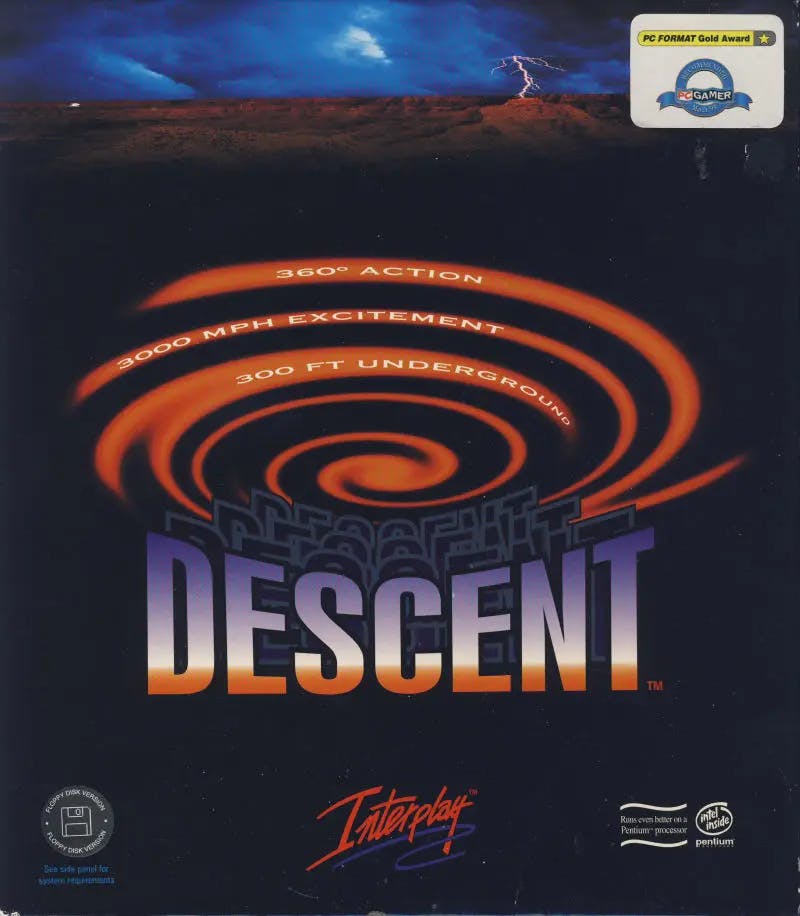 One of the earliest Descent PC games