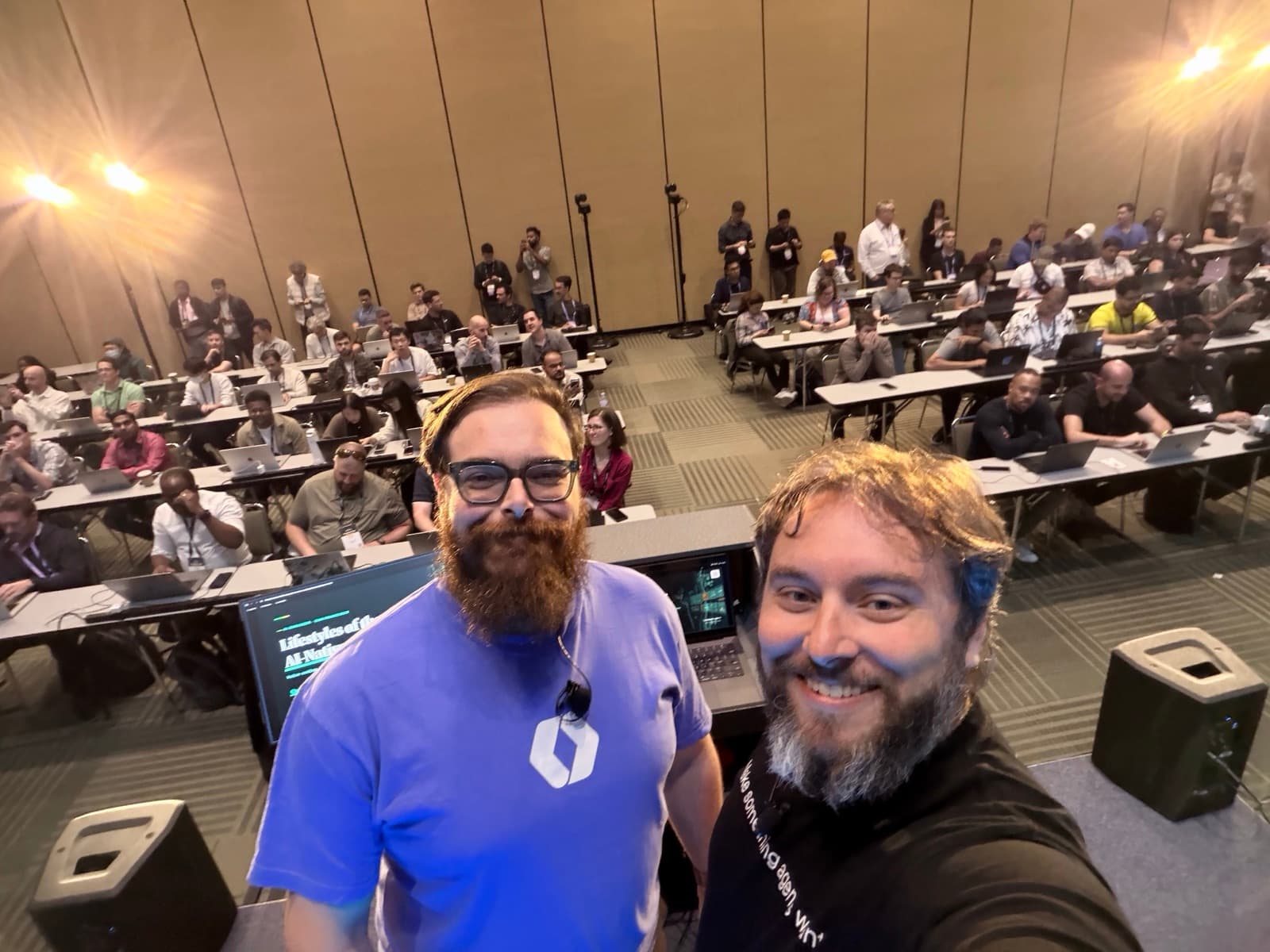 The workshop room at Moscone West for Lifestyles of the AI-Native